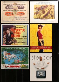 2y155 LOT OF 6 TITLE CARDS 1950s-1990s great images from a variety of different movies!
