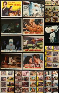 2y097 LOT OF 97 LOBBY CARDS 1950s-1980s complete & incomplete sets from a variety of movies!