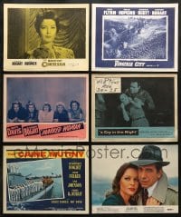 2y156 LOT OF 6 LOBBY CARDS 1950s-1980s great scenes from a variety of different movies!