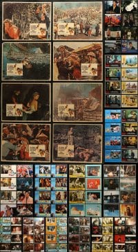 2y075 LOT OF 166 LOBBY CARDS 1960s-1990s mostly complete sets from a variety of movies!