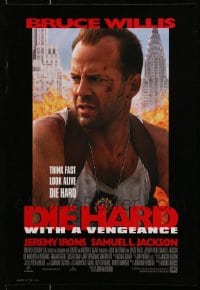 2y691 LOT OF 16 DIE HARD WITH A VENGEANCE UNFOLDED 14x20 MINI POSTERS 1995 Bruce Willis!