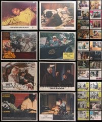 2y136 LOT OF 48 1970S BAGGED AND PRICED LOBBY CARDS 1970s incomplete sets from a variety of movies!