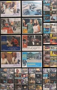 2y115 LOT OF 72 1970S BAGGED AND PRICED LOBBY CARDS 1970s incomplete sets from a variety of movies!