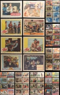 2y093 LOT OF 104 1960S BAGGED AND PRICED LOBBY CARDS 1960s incomplete sets from a variety of movies!