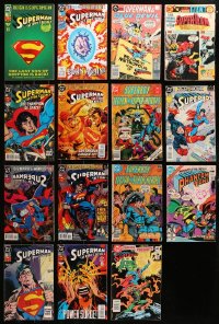 2y219 LOT OF 15 SUPERMAN COMIC BOOKS 1980s-1990s Action Comics, Superboy, Phantom Zone & more!