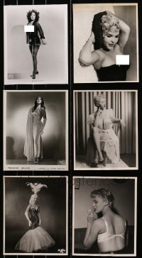 2y548 LOT OF 6 BURLESQUE/STRIPPER 8X10 STILLS 1960s sexy barely dressed women with some nudity!