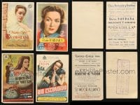 2y339 LOT OF 4 MARIA FELIX SPANISH HERALDS 1940s great images of the beautiful Mexican actress!