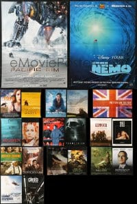 2y603 LOT OF 23 FORMERLY FOLDED 15x21 FRENCH POSTERS 2000s-2010s great images from a variety of movies!