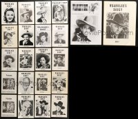 2y234 LOT OF 22 WRANGLER'S ROOST MOVIE MAGAZINES 1990s-2000s great cowboy images & articles!