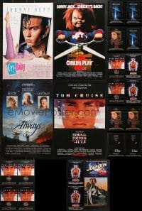2y710 LOT OF 24 UNFOLDED MINI AND SPECIAL POSTERS 1980s-1990s a variety of great movie images!