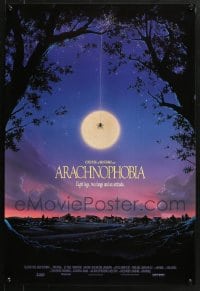 2y667 LOT OF 5 UNFOLDED 18X27 ARACHNOPHOBIA SPECIAL POSTERS 1990 great spider artwork!