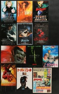 2y199 LOT OF 12 SCI-FI MOSTLY JAPANESE CHIRASHI POSTERS 1980s-2010s a variety of cool images!