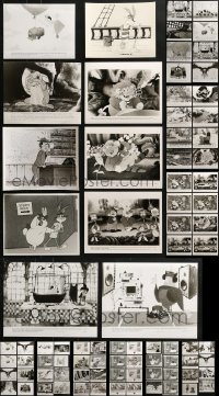 2y468 LOT OF 82 TV AND VIDEO CARTOON 8X10 STILLS 1960s-1990s a variety of animation images!