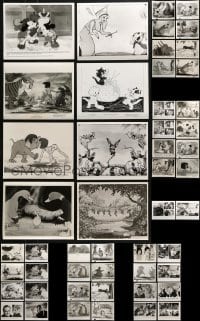 2y491 LOT OF 50 WALT DISNEY THEATRICAL AND TV CARTOON 8X10 STILLS 1970s-1990s a variety of images!
