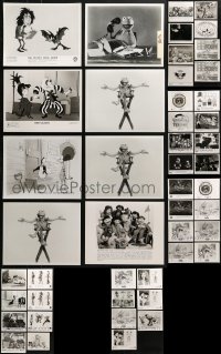 2y494 LOT OF 47 TV AND VIDEO CARTOON 8X10 STILLS 1980s-1990s great animation images!