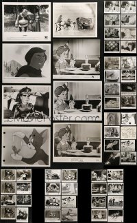 2y486 LOT OF 56 TV AND VIDEO CARTOON 8X10 STILLS 1970s-2000s great animation images!