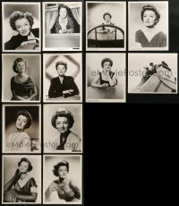 2y533 LOT OF 12 MYRNA LOY 8X10 STILLS 1940s-1950s great portraits of the beautiful leading lady!