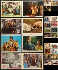 2y147 LOT OF 27 LOBBY CARDS 1950s-1970s great scenes from a variety of different movies!