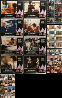 2y129 LOT OF 56 LOBBY CARDS 1970s-1980s complete sets from a variety of different movies!