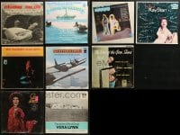 2y262 LOT OF 9 33 1/3 RPM RECORDS 1950s-1970s music from a variety of movies!