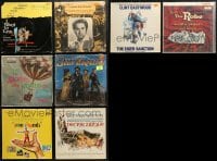 2y265 LOT OF 8 33 1/3 RPM MOVIE SOUNDTRACK RECORDS 1950s-1980s music from a variety of movies!