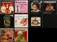 2y263 LOT OF 9 33 1/3 RPM MOVIE SOUNDTRACK RECORDS 1950s-1970s music from a variety of movies!