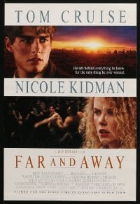 2y681 LOT OF 56 FAR & AWAY UNFOLDED 11X17 MINI POSTERS 1992 Tom Cruise & Nicole Kidman!