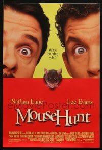 2y676 LOT OF 86 MOUSE HUNT UNFOLDED 12X17 MINI POSTERS 1997 Nathan Lane & Lee Evans!