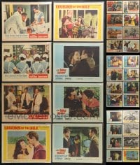2y141 LOT OF 40 1960S BAGGED AND PRICED LOBBY CARDS 1960s incomplete sets from a variety of movies!