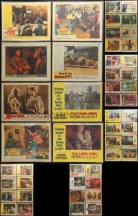 2y137 LOT OF 48 1960S BAGGED AND PRICED LOBBY CARDS 1960s incomplete sets from a variety of movies!