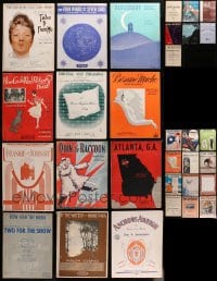 2y168 LOT OF 43 SHEET MUSIC 1910s-1940s a variety of different songs!