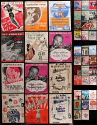 2y167 LOT OF 44 MOVIE SHEET MUSIC 1920s-1940s a variety of different songs!