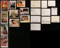 2y337 LOT OF 10 CLASSIC MOVIE CARDS AND POSTCARDS 1990s-2000s poster & lobby card images!