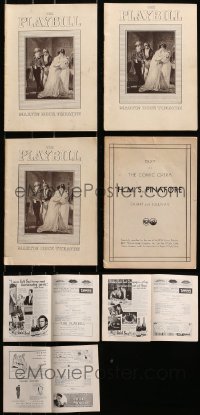 2y338 LOT OF 4 PLAYBILLS 1920s-1930s from the Martin Beck Theatre, cool vintage product ads!