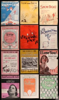 2y178 LOT OF 26 STAGE PLAY SHEET MUSIC 1910s-1950s a variety of different songs!