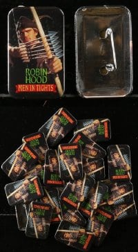 2y413 LOT OF 23 ROBIN HOOD: MEN IN TIGHTS PIN-BACK BUTTONS 1993 Mel Brooks, Cary Elwes!