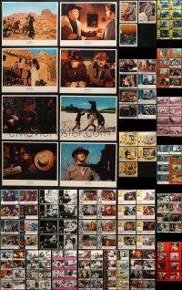 2y076 LOT OF 160 LOBBY CARDS 1960s-1990s mostly complete sets from a variety of movies!