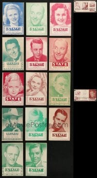 2y367 LOT OF 15 LOCAL THEATER HERALDS 1940s great images from a variety of different movies!