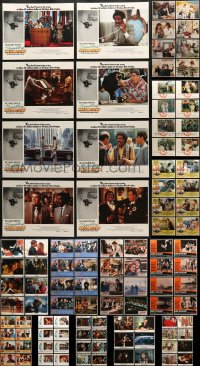 2y078 LOT OF 142 LOBBY CARDS 1960s-1990s complete sets from a variety of different movies!