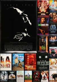 2y743 LOT OF 24 UNFOLDED DOUBLE-SIDED MOSTLY 27X40 ONE-SHEETS 1990s-2000s great movie images!