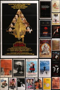 2y058 LOT OF 41 FOLDED ONE-SHEETS 1970s-1990s great images from a variety of different movies!