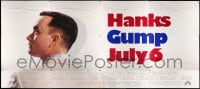 2z074 FORREST GUMP advance 30sh 1994 different profile of Tom Hanks + Gump Happens, Robert Zemeckis!