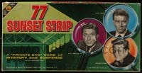 2z227 77 SUNSET STRIP board game 1960 Edd Kookie Byrnes, Efrem Zimbalist Jr. & Roger Smith!