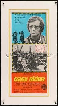 2z039 EASY RIDER Aust daybill 1969 Peter Fonda, motorcycle classic directed by Dennis Hopper!