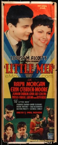 2z004 LITTLE MEN insert 1935 Louisa May Alcott's Jo now runs school for homeless boys, Jr. Durkin!