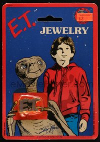 2z162 E.T. THE EXTRA TERRESTRIAL enamel pin 1983 great collectible, you can wear it too!