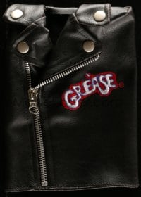 2z169 GREASE promo item R2008 really cool mini leather jacket DVD slip cover with working zipper!