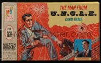 2z264 MAN FROM U.N.C.L.E. 6x10 card game 1965 cover art of Robert Vaughn as Napoleon Solo!