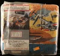 2z173 RETURN OF THE JEDI blanket 1983 cool item with many characters and images from the movie!