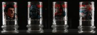 2z200 STAR TREK III 4 drinking glass set 1984 cool Taco Bell promotion, cool art and images!